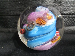 Deep Sea Living Creature - Colorful Paperweight - Signed - Picture 1 of 10