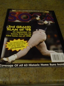 Gold Collectors Series Baseball Magazine Featuring Sammy Sosa - 1998 - Picture 1 of 2