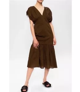 MARYSIA Resort Monterey Seersucker Midi Dress Size Medium NWOT - Picture 1 of 5