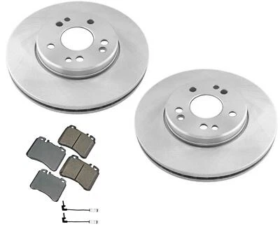 Se adapta a rotores de freno delanteros y pastillas de freno de cerámica para Mercedes E320 E420 1994-1995 Foto 1 de 4