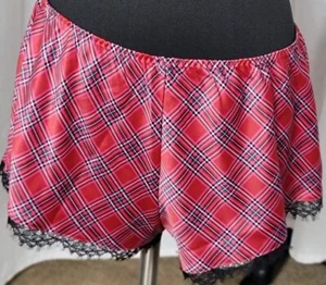 Nwt Victoria's Secret Xs Satin Pajama Bottom Sleep Elastic Waist Short pink - Picture 1 of 6