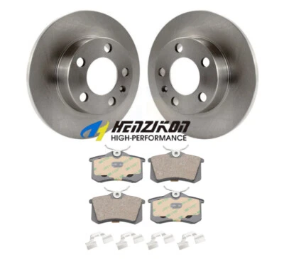 Pastilla de freno de cerámica con rotores de disco trasero para VW Beetle 1998-2000 1,8 L 1,9 L 2,0 L 2,5 L Foto 1 de 2