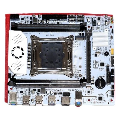 QIYIDA X99 Motherboard D4 LGA 2011-3 with M.2 Slot DDR4 Max 128GB USB3.0/2.0 - Image 1 of 4
