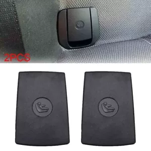 2X Rücksitz Isofix Abdeckung Kinder Safety Anker Klappe Für BMW F20 F30 F32 E90 - Picture 1 of 5