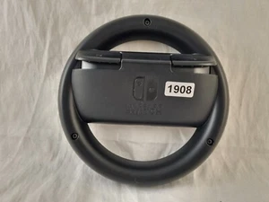 Nintendo Switch Steering Wheel Racing Controller Black Genuine - Picture 1 of 9