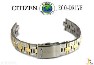 Citizen Eco-Drive EU2674-55D Stainless Steel (Two-Tone) Watch Band Strap