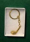 New solid brass GOLF CLUB DRIVER  keychain must see 