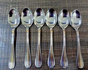6 cucchiaini da caffè, dolce, modello Laguna oro, GNUTTI Acciaio 18/10 saldo - Imagen 1 de 4