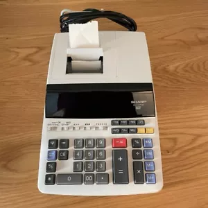 Sharp EL-1197PII Printing Calculator Adding Machine 12 Digit Display AC Powered - Picture 1 of 5
