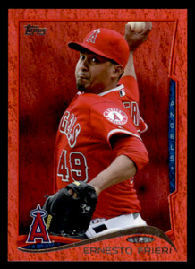 2014 Topps Ernesto Frieri  Red Foil  #240 Los Angeles Angels