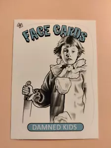 ADESIVO arte horror HALLOWEEN 1978 Face Card B. Winton pack fresco spedizione gratuita raro - Foto 1 di 1