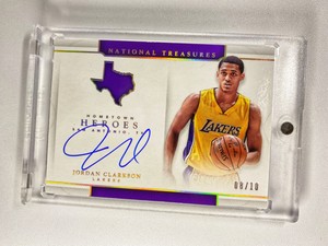 2016-17 National Treasures Hometown Heroes GOLD #08/10 JORDAN CLARKSON VERY RARE