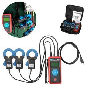 Three Channel Clamp Leakage Current Monitor Recorder AC Clamp Current Tester - Picture 1 of 5