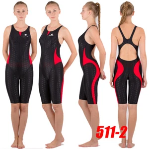 HXBY 511-2 WOMEN'S COMPETITION TRAINING RACING KNEESKIN SWIMWEAR S US GIRLS 9-10 - Picture 1 of 2