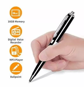16GB Digital Activated Audio Voice Recorder MP3 Player Lectures Meetings Classes - Picture 1 of 10