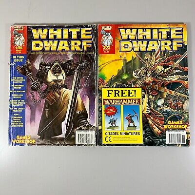 White Dwarf Magazine X 2 March & October 1996 Warhammer Games Workshop • 7.40€