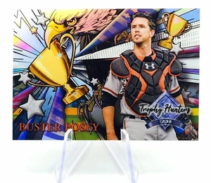 Buster Posey 2022 Topps Stadium Club Chrome Refractor SF Giants Trophy Hunters - Picture 1 of 12