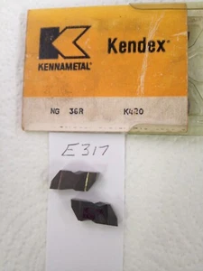 9 NEW KENNAMETAL NG-3189R TOP NOTCH CARBIDE INSERTS.  GRADE K420. {E317} - Picture 1 of 2