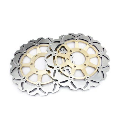 2 rotores de freno delanteros para Triumph Daytona 950 1996-1998 velocidad triple 955 99-01 00 Foto 1 de 4