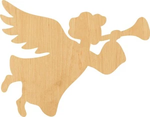 Weihnachtsengel Laser ausgeschnitten Holzform Bastelbedarf - Holzhandwerk Ausschnitt - Bild 1 von 1