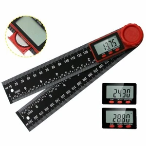 Digital Angle Finder Protractor 2 In 1 Angle Finder Ruler With 8 In For DIY Tool - Picture 1 of 8