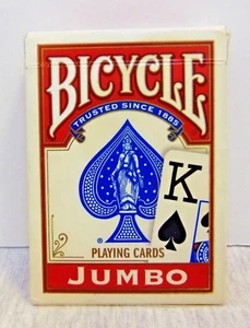 Deck of Bicycle Playing Cards Red Jumbo 2009 - Picture 1 of 6