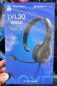 PDP LVL30 Wired Headset with Single-Sided One Ear Headphone for PlayStation, PS4 - Picture 1 of 3