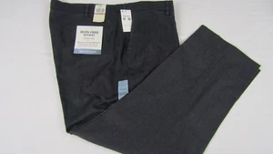 New DOCKERS Iron Free Mens 42x30 Black Khaki Charcoal Dress Pants Stretch $72 - Picture 1 of 7