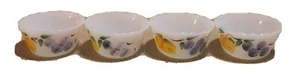 Fire-King Gay Fad Set of 4 Fruit Bowls Scalloped Edges MAY2020 - Picture 1 of 10