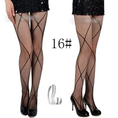 VENDEDOR COMO NUEVO Sexy Medias Medias Medias Medias Negras Patrón Red Hos001-16 Foto 1 de 3