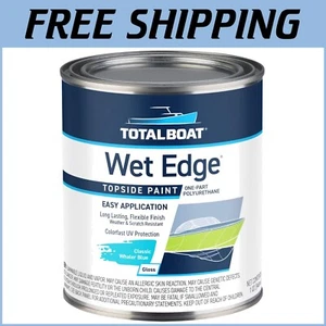 Durable High-Gloss Marine Paint - Classic Whaler Blue, Ideal for Boats, 32 Fl Oz - Picture 1 of 10