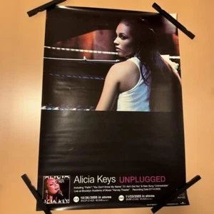 Póster promocional original de Japón 2005 Alicia Keys/desenchufado B2 20x28 pulgadas (515x728 mm) - Imagen 1 de 8
