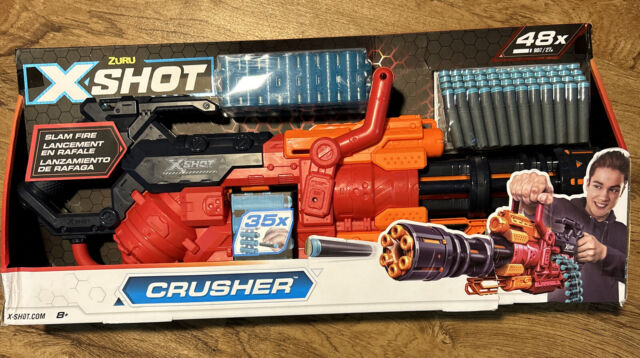 Pistola Crusher X-Shot 48 dardos