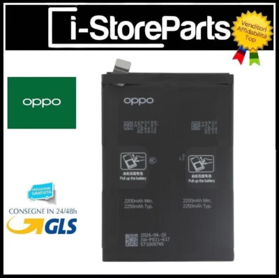 BATTERIA BLP831 ORIGINALE SERVICE PER OPPO FIND X3 PRO CPH2173 RICAMBIO 4500mAh