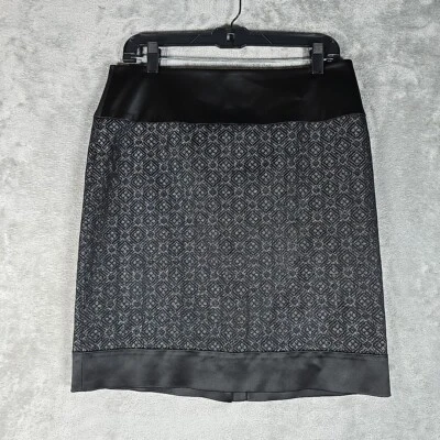 Юбка женская Antonio Melani 8 черная геометрическая сзади на молнии с подкладкой повседневная ретро гламурная - Изображение 1 из 4