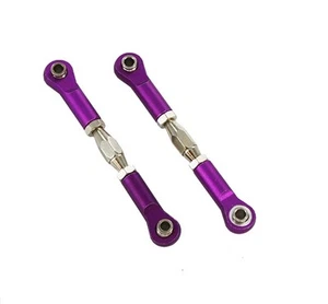 Redcat Racing 06048 Turnbuckle with Aluminum Rod Ends, Purple 2pcs 06048 PURPLE - Picture 1 of 1
