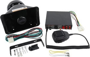 12V 200W 8 Tones Sound Loud Car Warning Alarm Siren Horn Car Alarm Loud Speaker - Picture 1 of 12