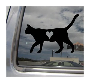 Black Cat Lover - Kitten Adoption Car Vinyl Die-Cut Decal Sticker 50013 - Picture 1 of 1