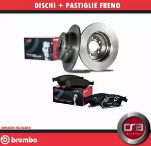 KIT DISCHI FRENO BREMBO + PASTIGLIE BREMBO FIAT PANDA 141A FIRE 750 900 1.0-1.1 - Foto 1 di 1