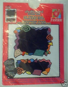 Pizarras enmarcadas NIP 9" X 11" transferencia planchada "borde funky" - Imagen 1 de 1