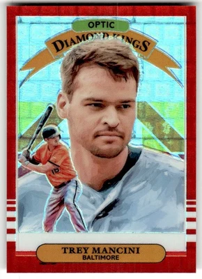 2019 Donruss Optic Trey Mancini Pandora Red #/99 #5 - Image 1 of 2