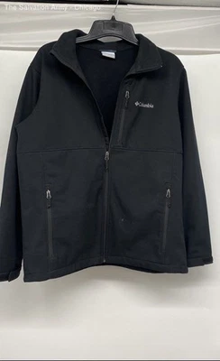 Columbia Mens Black Mock Neck Long Sleeve Pockets Full-Zip Jacket Size Large - Image 1 of 4