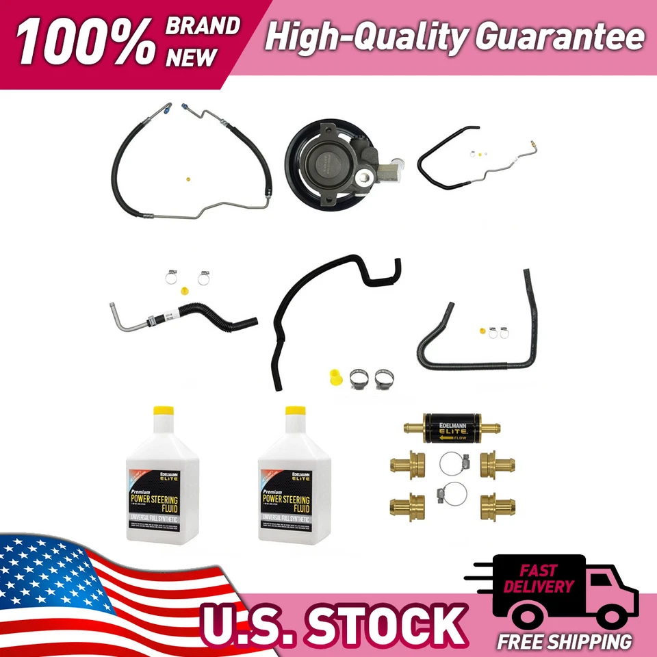 Kit de bomba y mangueras de dirección asistida para Ford F-350 Super Duty 2008 6,4 L V8 Foto 1 de 1