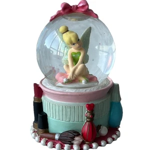 Disney Tinkerbell Snow Globe Water Ball Rare Makeup Mirror Edition Collectable - Bild 1 von 7