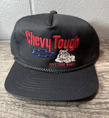 Gorra de colección Chevy Tough Anytime Baby Snapback bordada Chevrolet Bulldog Foto 1 de 4