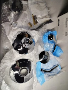 Kohler K-TS45106-4-CP Alteo Chrome Shower Head & Trim, Less Valve - Picture 1 of 4