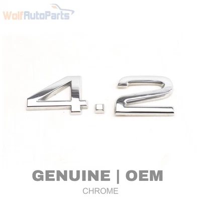 AUDI A8 QUATTRO 1997-2002 2011-2012 - Emblema/Insignia maletero - 4.2 4B0853743N Foto 1 de 4