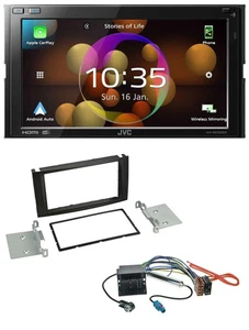 JVC DAB MP3 2DIN Bluetooth USB Autoradio für VW T5 Multivan Caravelle Touareg - Bild 1 von 9