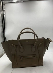 Celine Womens Brown Leather Classic Inner Pockets Double Handle Tote Bag - Picture 1 of 9