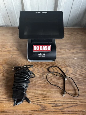 Oracle Micros Workstation 3 POS W Power Supply Touch Screen All-in-one 13in  PC - Image 1 of 4